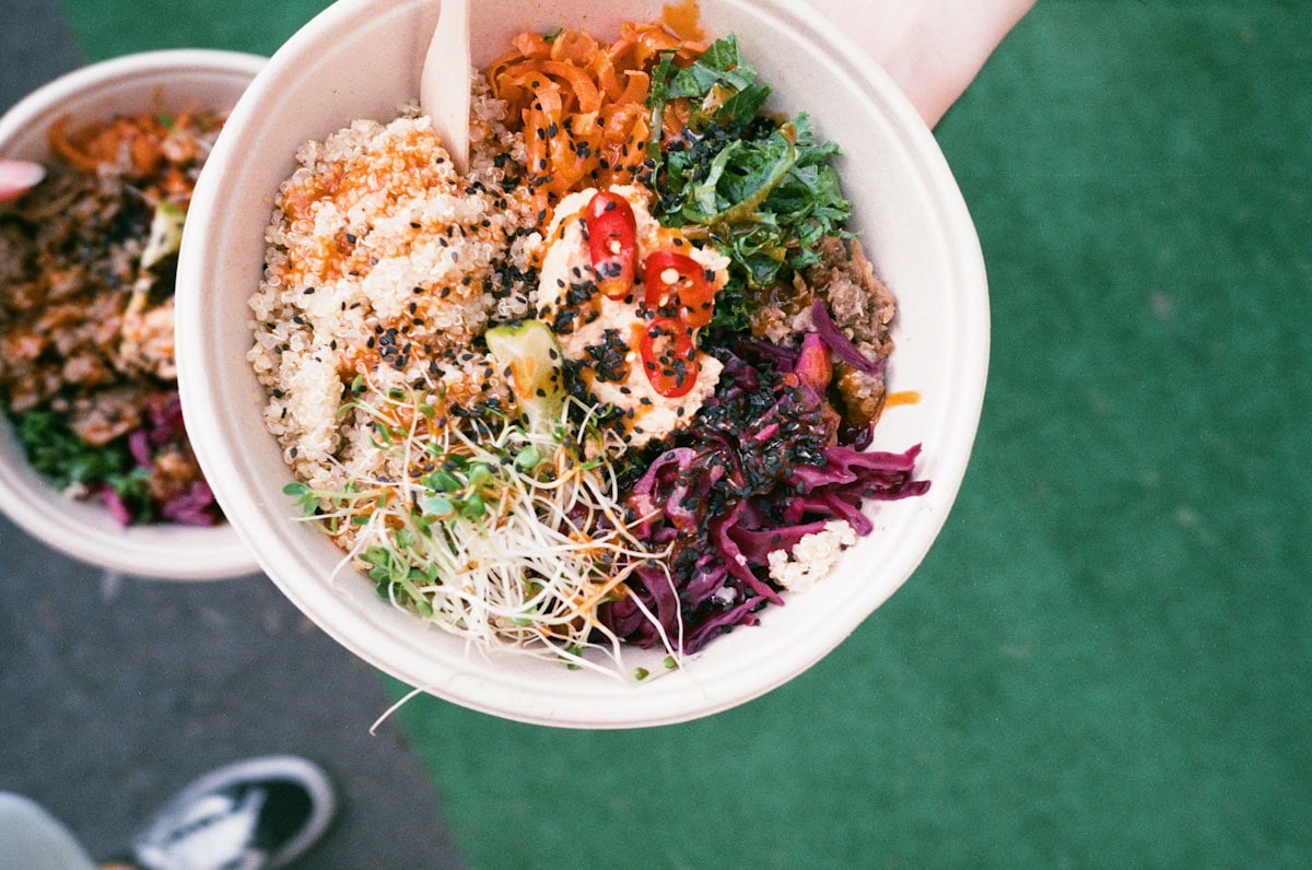 Healthy anti-inflammatory meal preparation